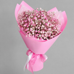 Букет из 3 розовых гипсофил
